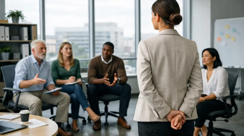 Osoba koja se smireno nosi s kritikom i odbijanjem u profesionalnom okruženju