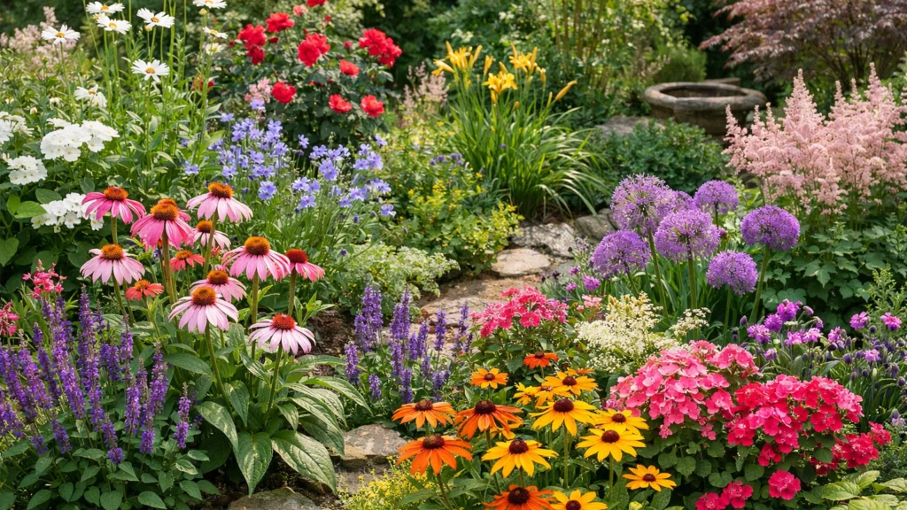 Raznoliko cvijeće u vrtu koje osigurava nektar pčelama tijekom cijele sezone