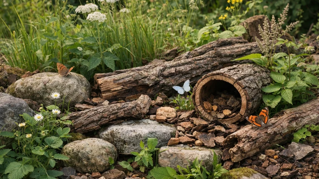 Mikro-staništa u vrtu koja pružaju zaklon leptirima