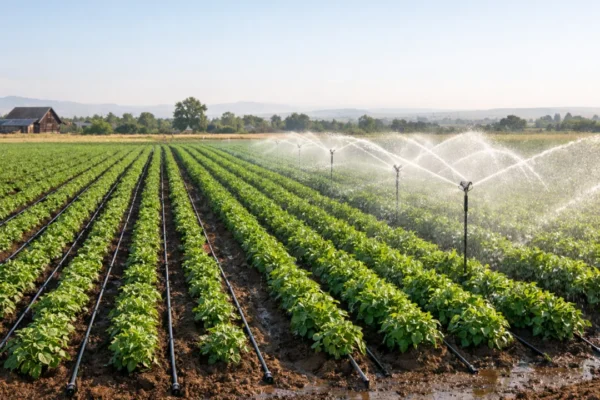 Usporedba navodnjavanja kapanjem i prskanjem na poljoprivrednom polju