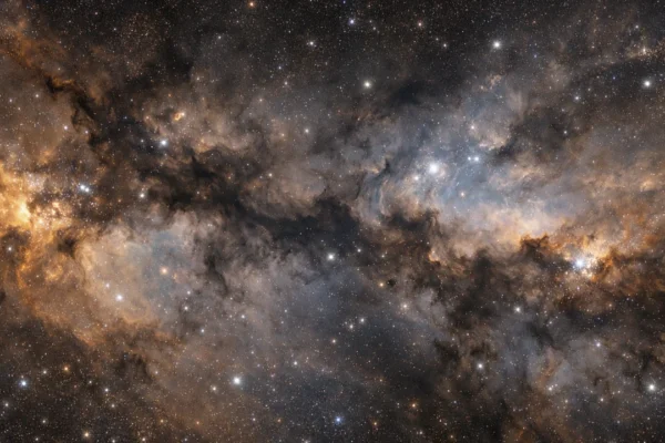 Međuzvjezdani molekularni oblak bogat plinom i prašinom povezan s kemijom nastanka života