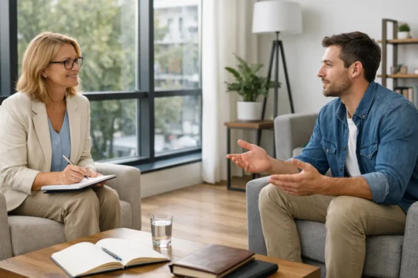 Kognitivno bihevioralna terapija u praksi – razgovor terapeuta i klijenta u sigurnom okruženju