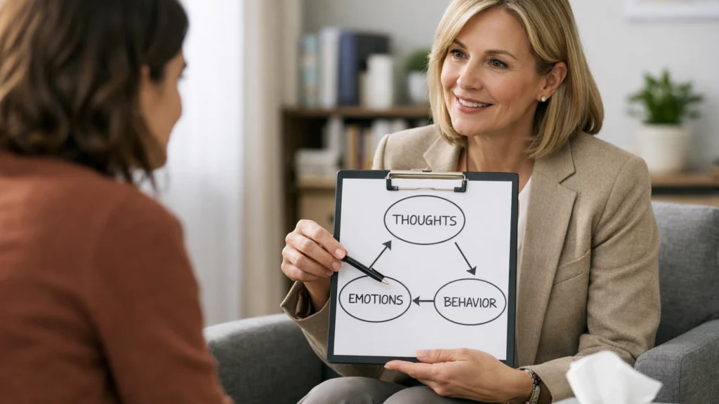 Odnos misli, emocija i ponašanja u kognitivno bihevioralnoj terapiji