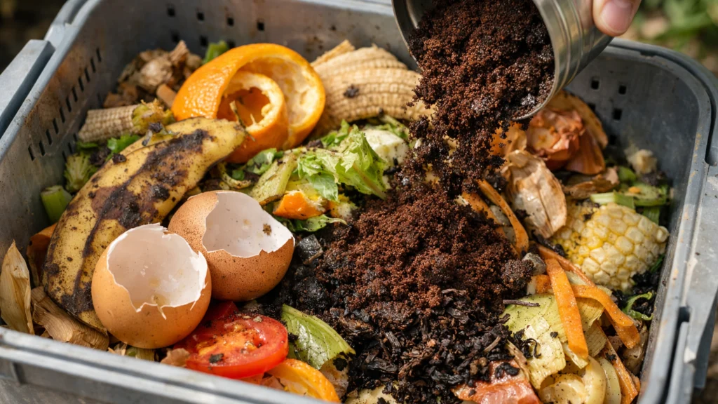 Hrana koja se može kompostirati u kućnom komposteru