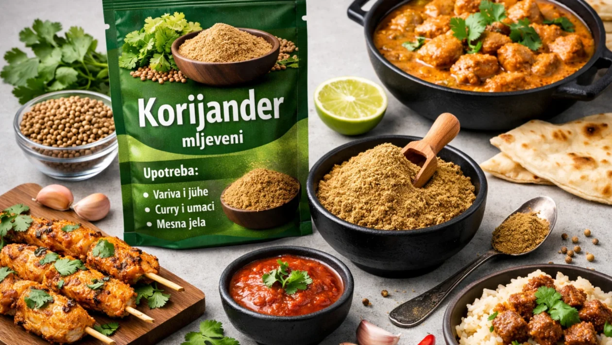 Ilustrativna fotografija za članak o korijander mljeveni: upotreba, čuvanje i priprema