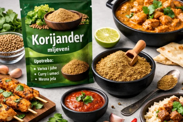Ilustrativna fotografija za članak o korijander mljeveni: upotreba, čuvanje i priprema
