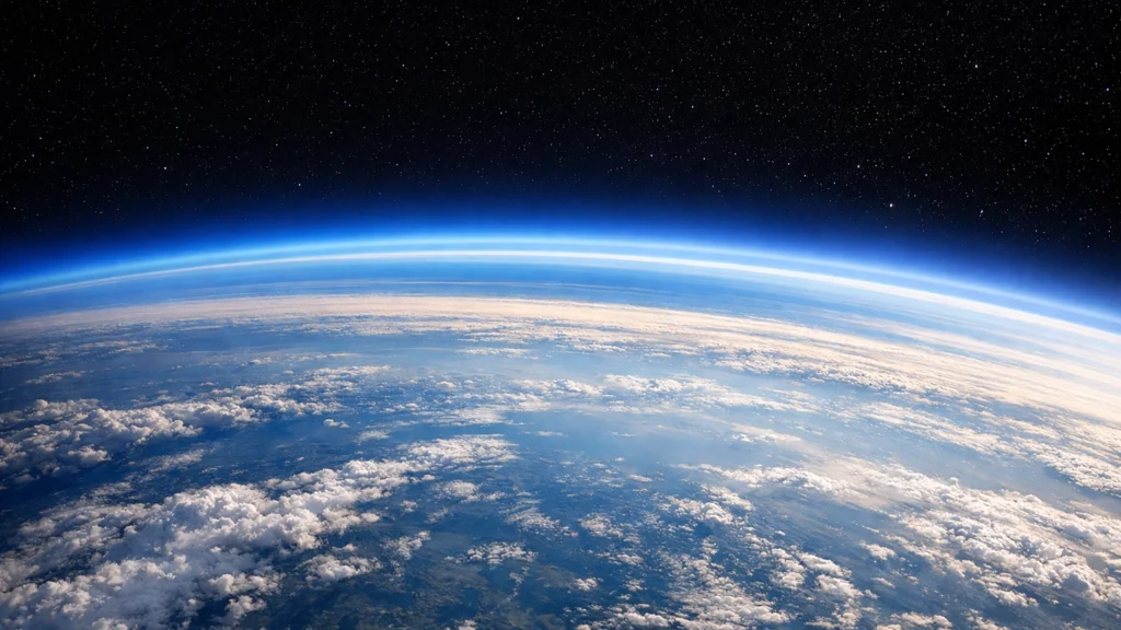 Gornji slojevi Zemljine atmosfere gdje kozmičke zrake ulaze u atmosferu
