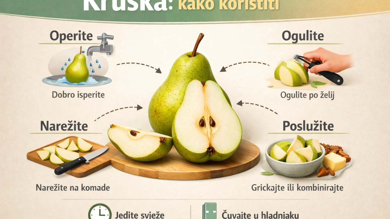 Ilustrativna fotografija za članak o kruška: kako je koristiti, čuvati i pripremiti
