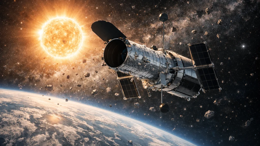 Satelit u blizini nestabilne Lagrangeove točke u svemiru