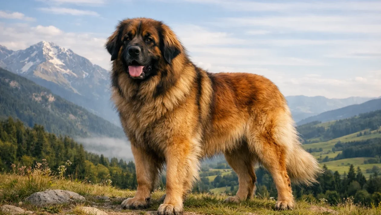 Leonberger pas u prirodi – veliki, mirni i impresivni pas snažne građe