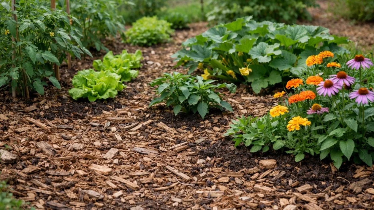 Malčiranje vrta prirodnim materijalima za zdravije tlo i biljke