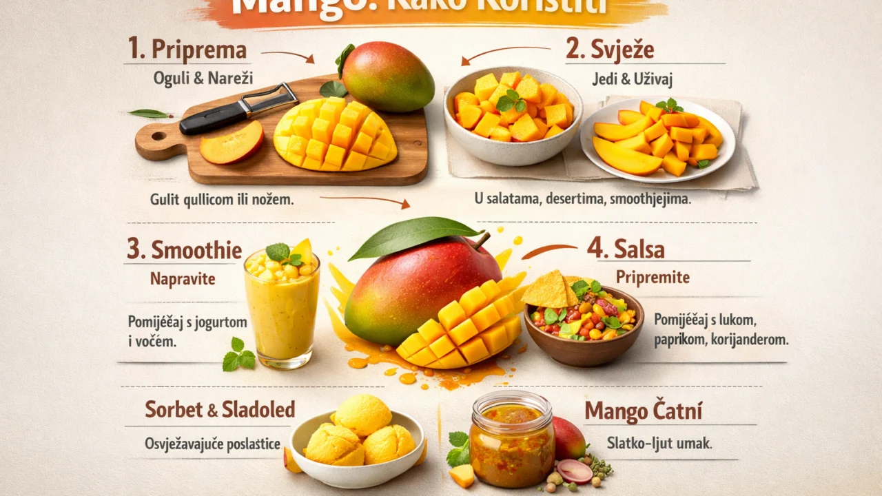 Ilustrativna fotografija za članak o mango: kako ga koristiti, čuvati i pripremiti