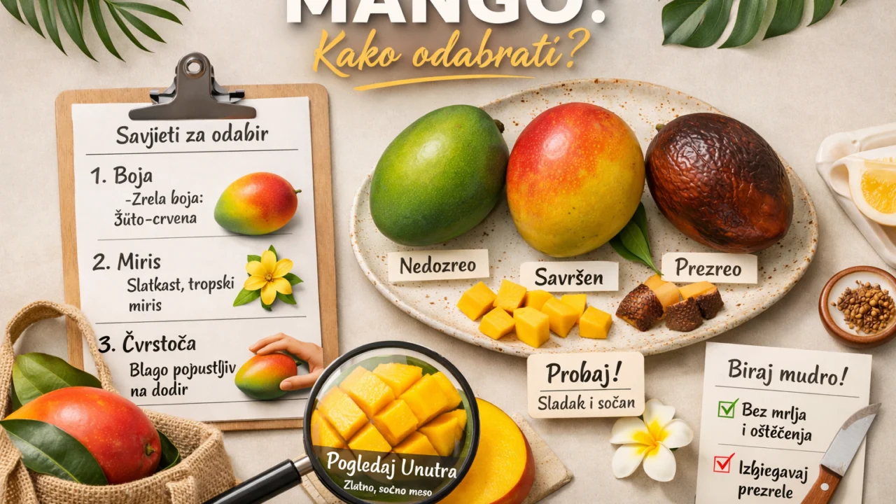 Ilustrativna fotografija za članak o mango: kako odabrati, čuvati i pripremiti