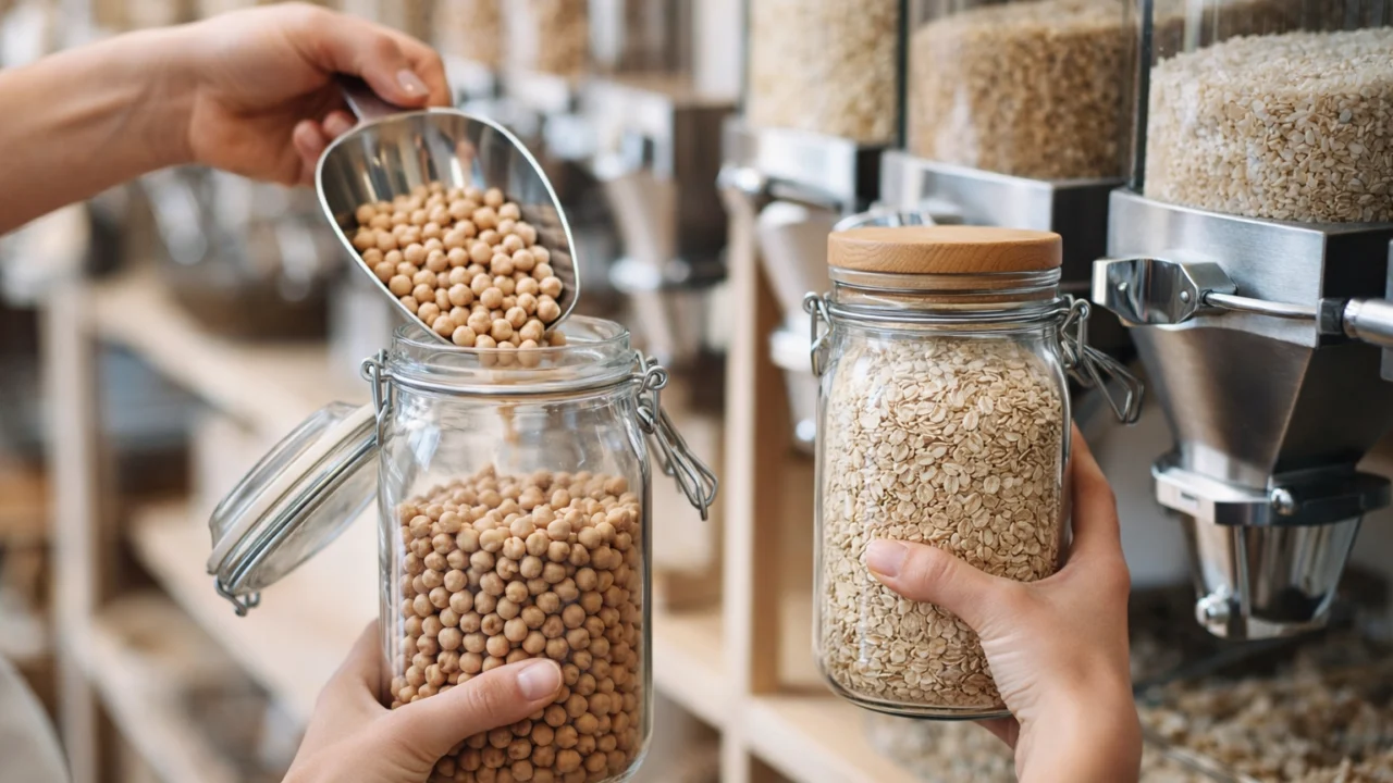 Kupnja hrane u rinfuzi s vlastitim posudama kao način smanjenja ambalažnog otpada u kućanstvu