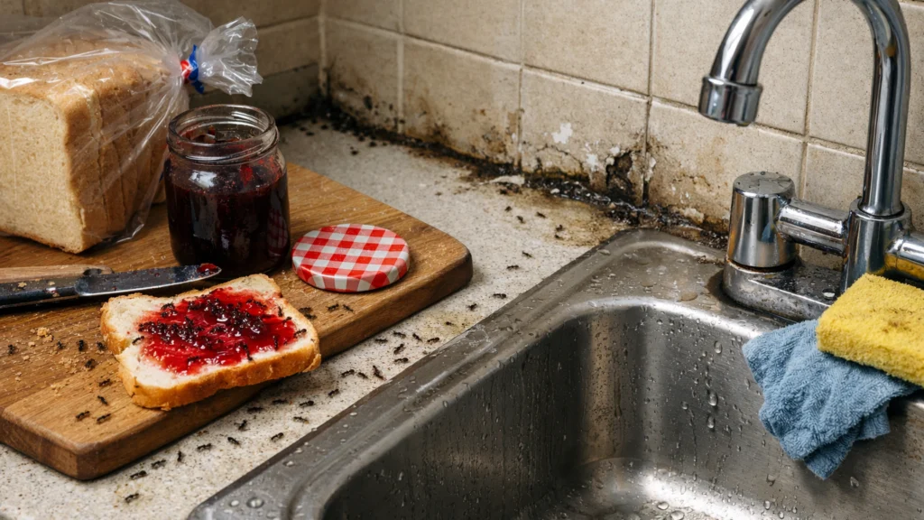 Prisustvo štetnika u kuhinji kao čest problem u kućanstvima