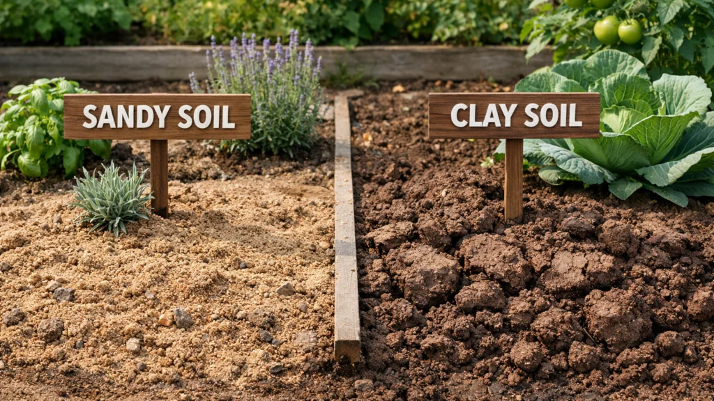 Različite vrste tla u vrtu i njihov utjecaj na zadržavanje vode