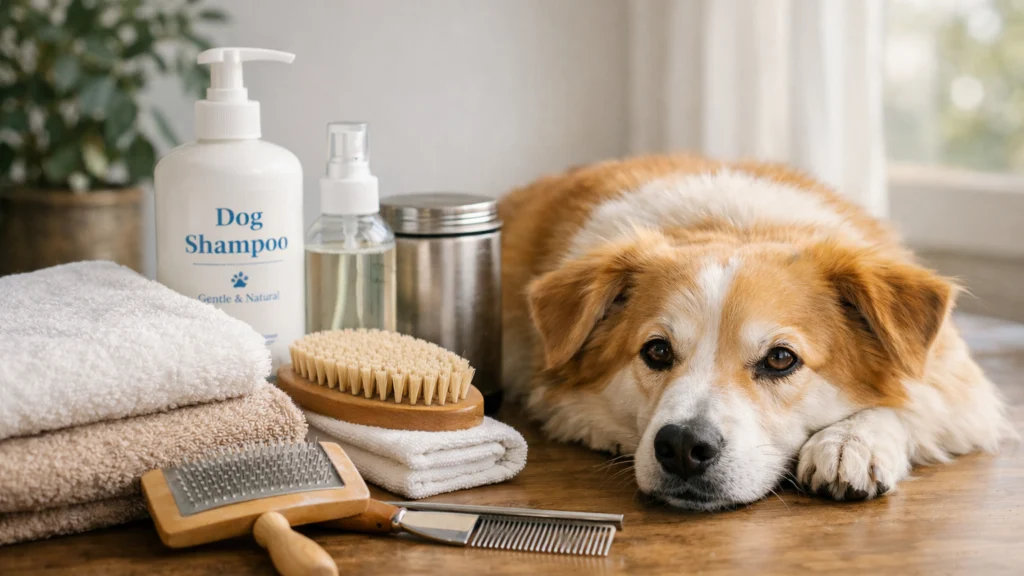 Osnovni pribor za njegu pseće dlake prema tipu krzna