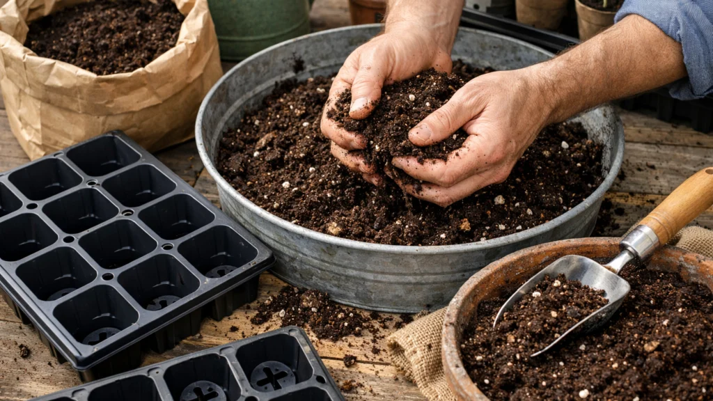 Priprema kvalitetnog supstrata i posuda za uzgoj presadnica