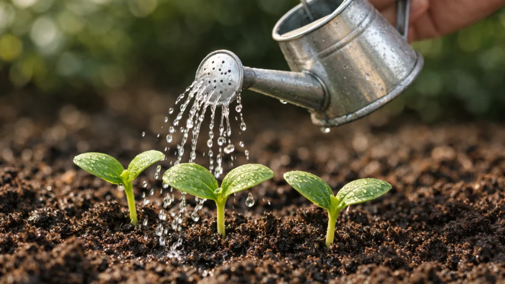Pravilno zalijevanje presadnica za zdrav razvoj korijena