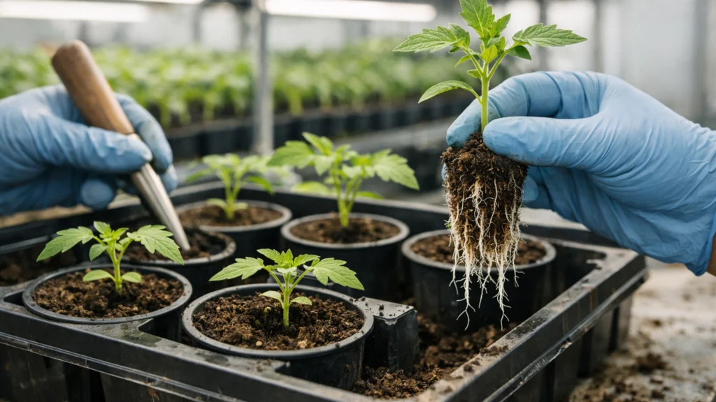 Napredne tehnike njege presadnica s poticanjem razvoja korijena