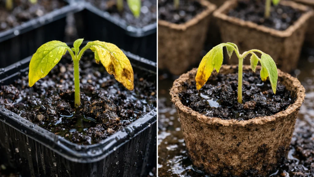 Česte pogreške u njezi presadnica poput prekomjernog zalijevanja
