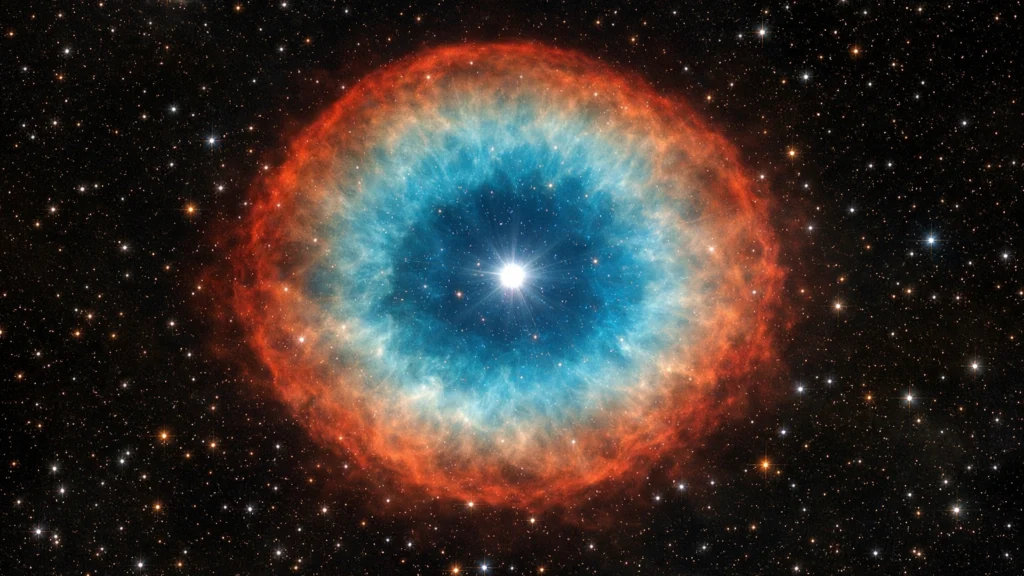 Struktura planetarne maglice i umiruća zvijezda u njezinu središtu