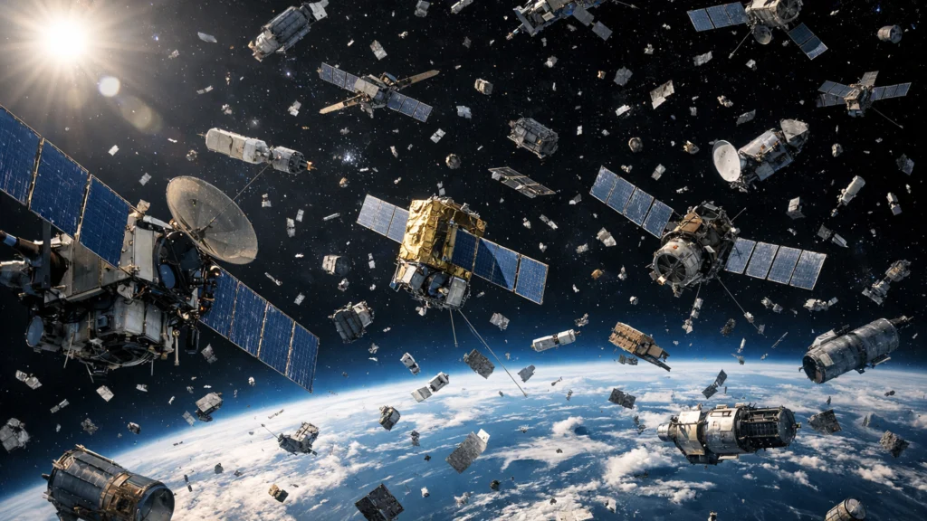 Zagušenje orbite satelitima i svemirskim otpadom kao izazov prava svemira