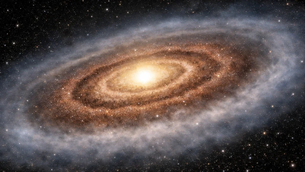 Sastav protoplanetarnog diska s plinom i prašinom oko mlade zvijezde