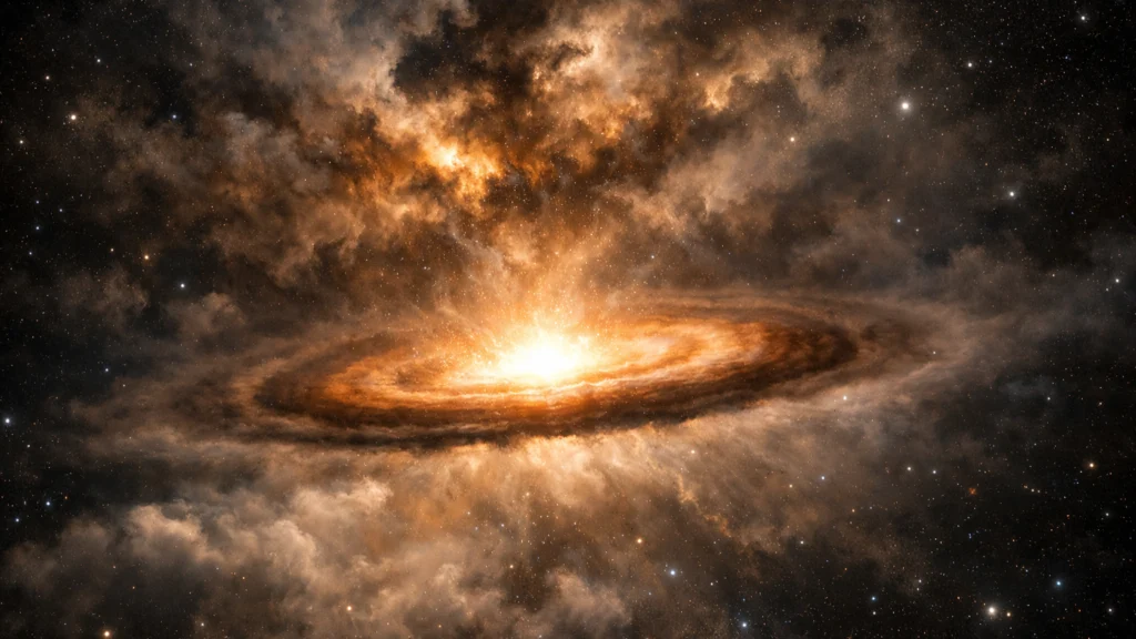 Kolaps molekularnog oblaka koji vodi do nastanka protozvijezde i diska