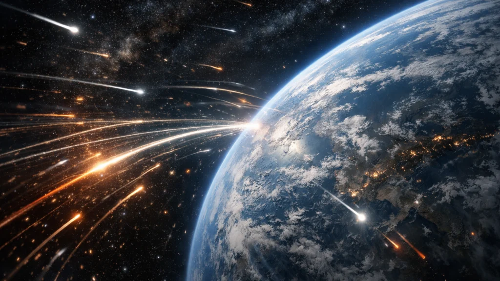 Visokoenergetske čestice radijacije u svemiru oko Zemlje