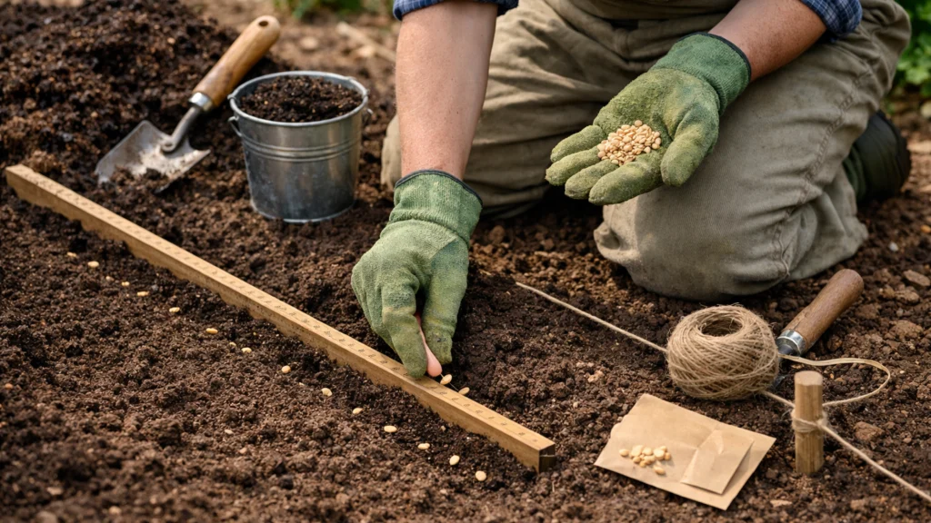 Koraci sadnje proljetnih kultura u vrtu