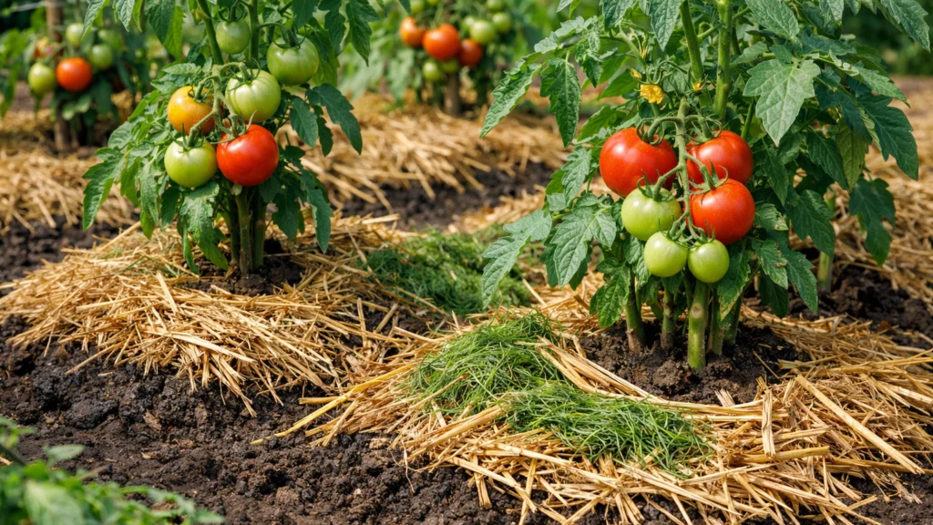 Malčiranje rajčice za zadržavanje vlage i zdrav rast biljaka