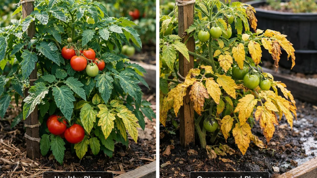 Česte pogreške kod zalijevanja rajčice i njihovi simptomi