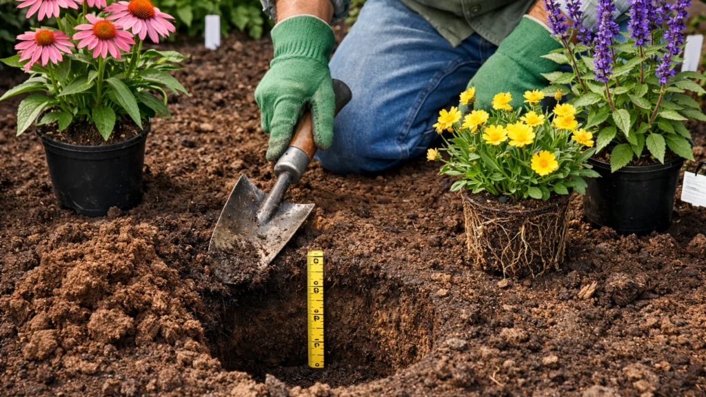 Pravilni koraci sadnje višegodišnjeg cvijeća u vrtnoj gredici
