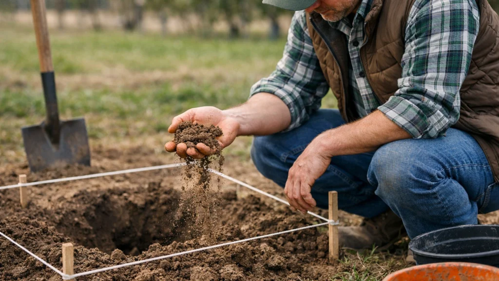 Procjena tla prije sadnje voćaka na odabranoj lokaciji