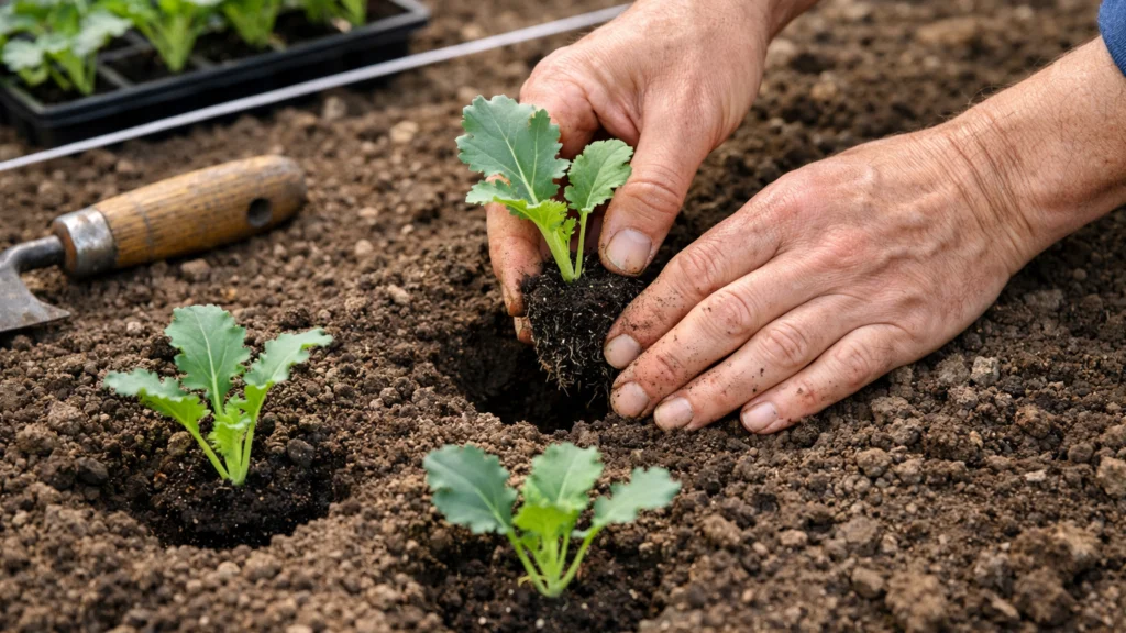 Sadnja presadnica zimskih kultura u pravilno pripremljeno tlo
