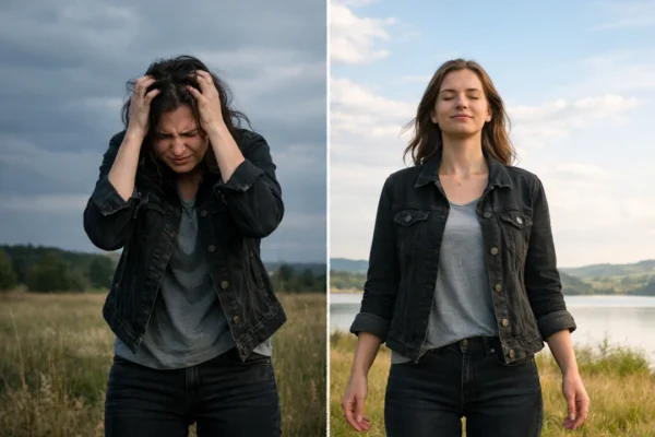 Razlika između samokritike i samosuosjećanja prikazana kroz emocionalno stanje osobe