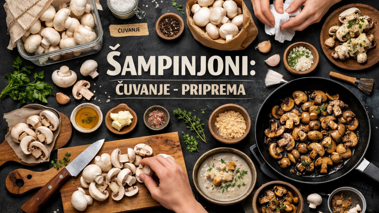 Ilustrativna fotografija za članak o šampinjoni: čuvanje, priprema i pametna uporaba