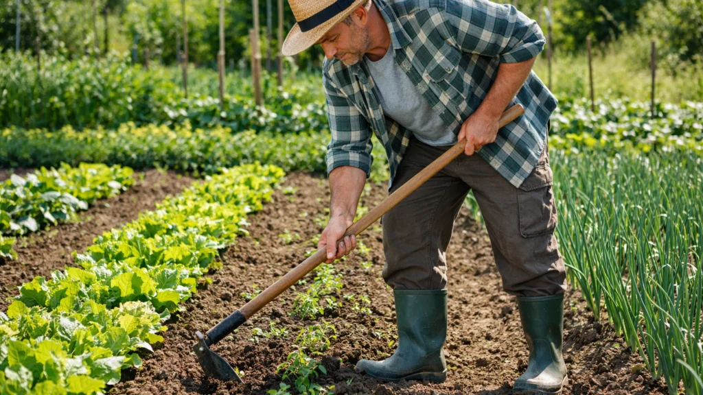 Plitko okopavanje tla kao učinkovita metoda uklanjanja korova