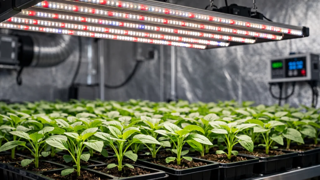 Napredne tehnike sjetve u zatvorenom uz LED rasvjetu