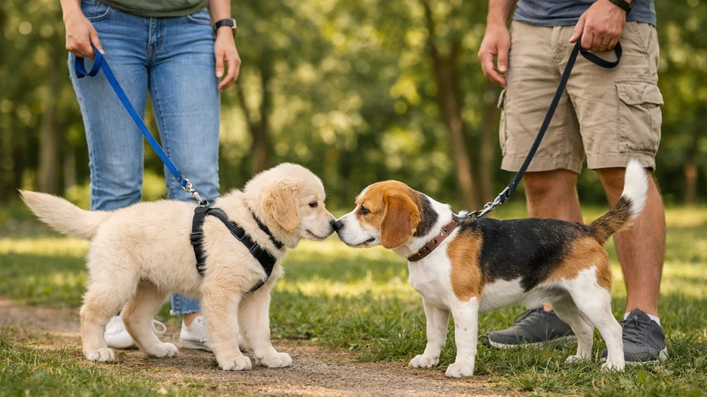 Kontrolirani susret šteneta s drugim psom kao praktičan primjer socijalizacije