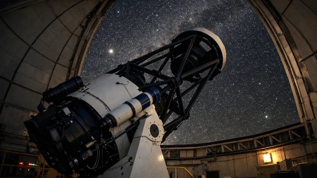 Astronomski teleskop koji prikuplja svjetlost iz svemira