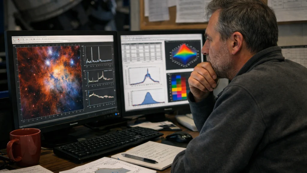 Analiza astronomskih podataka i lažno obojene slike