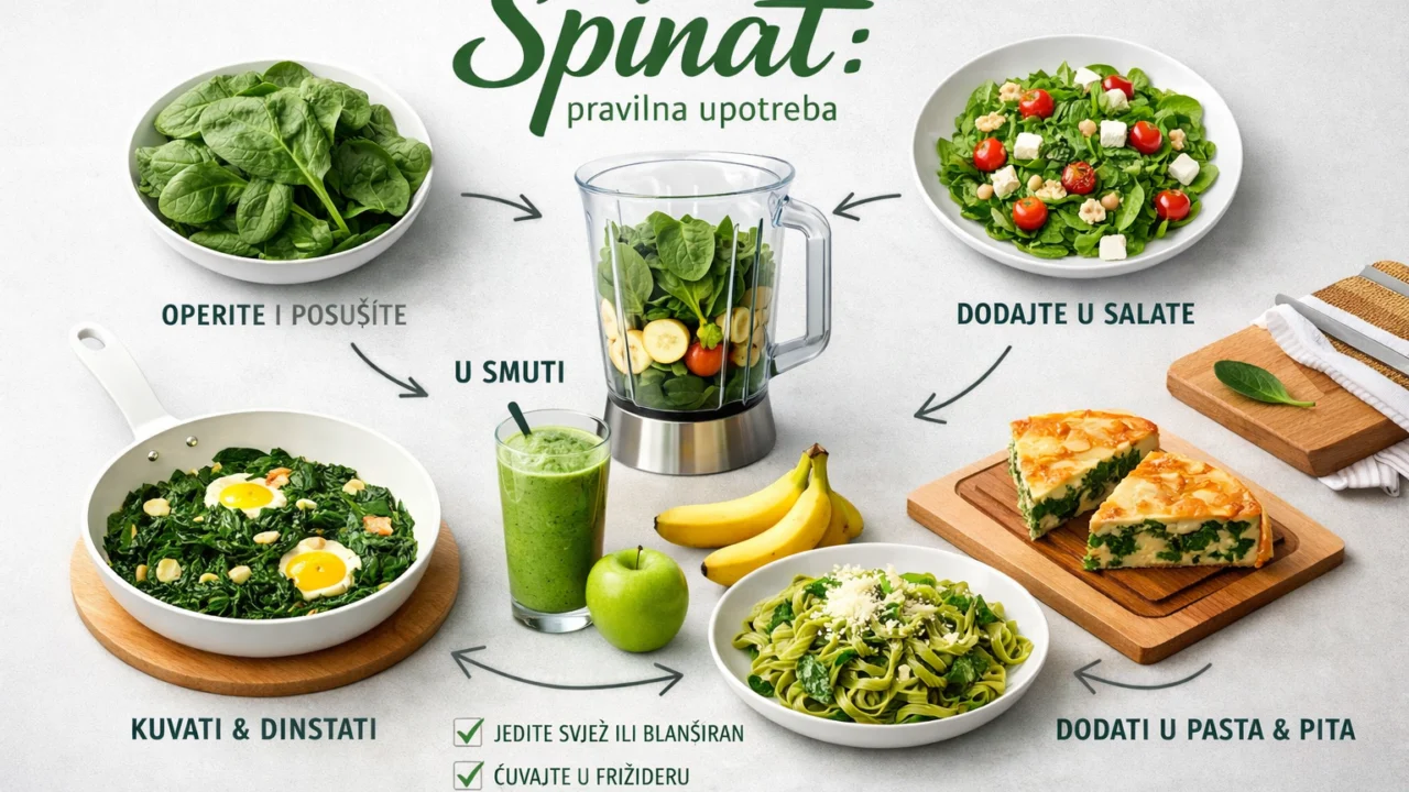 Ilustrativna fotografija za članak o špinat: pravilna upotreba, čuvanje i priprema