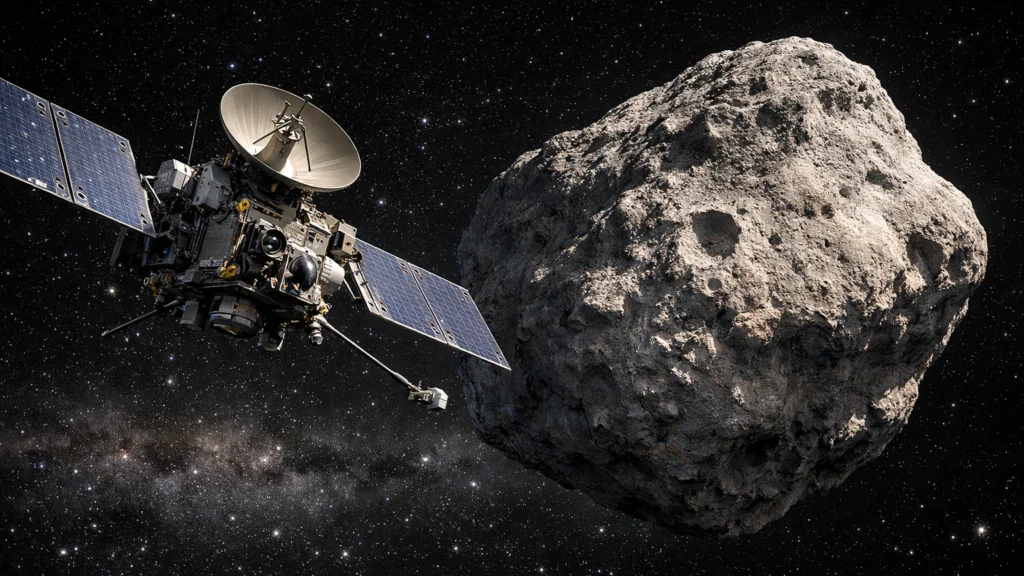 Svemirska sonda koja istražuje asteroid iz orbite