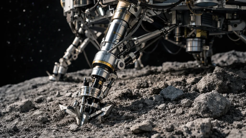 Robotska letjelica usidrena na površinu asteroida