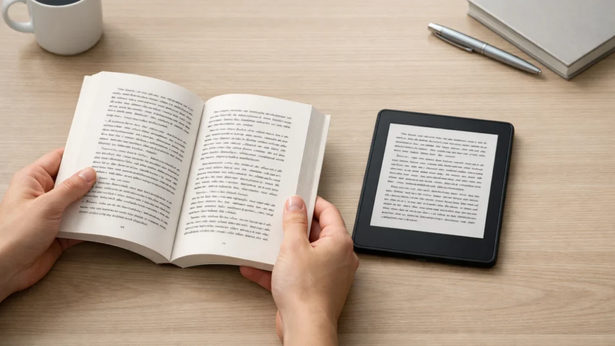 Usporedba tiskane i digitalne knjige, prednost čitanja na papiru za bolju koncentraciju i naviku čitanja