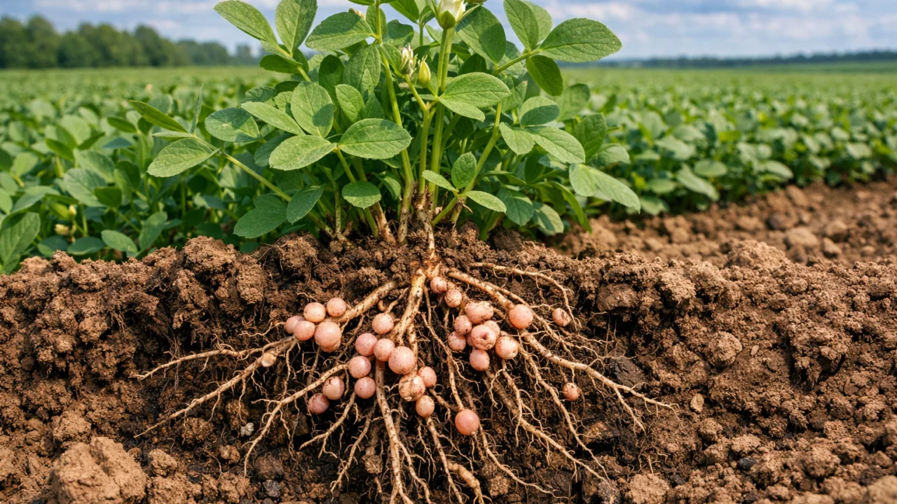 Uzgoj mahunarki koji poboljšava tlo vezanjem dušika i smanjuje ugljični otisak poljoprivrede