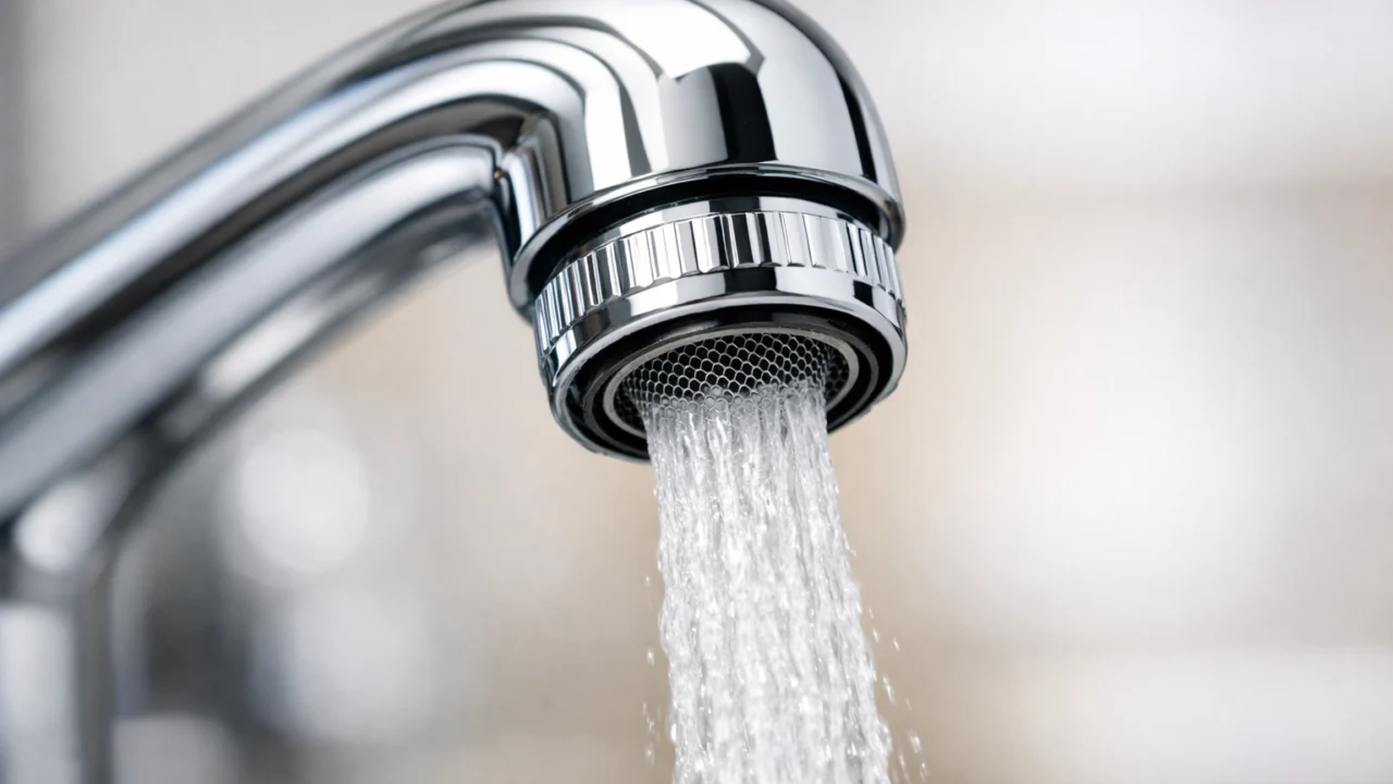 Aerator na slavini smanjuje potrošnju vode bez gubitka tlaka u kućanstvu