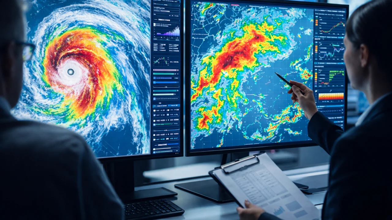 Meteorološki sateliti i radari u analizi vremenskih podataka, precizna prognoza i modeli za kratkoročne najave